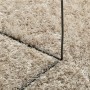 Alfombra pelo largo aspecto brillante ISTAN beige Ø 100 cm de , Alfombras - Ref: Foro24-375658, Precio: 32,68 €, Descuento: %