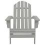 Silla de jardín de madera gris de vidaXL, Sillas de jardín - Ref: Foro24-45702, Precio: 83,68 €, Descuento: %