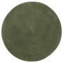 Alfombra pelo corto suave lavable HUARTE verde bosque Ø 80 cm de , Alfombras - Ref: Foro24-375103, Precio: 36,36 €, Descuento: %
