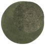 Alfombra pelo corto suave lavable HUARTE verde bosque Ø 80 cm de , Alfombras - Ref: Foro24-375103, Precio: 36,36 €, Descuento: %
