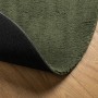 Alfombra pelo corto suave lavable HUARTE verde bosque Ø 80 cm de , Alfombras - Ref: Foro24-375103, Precio: 36,36 €, Descuento: %