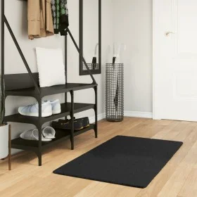 Alfombra de pelo corto suave lavable HUARTE negro 60x110 cm de , Alfombras - Ref: Foro24-375108, Precio: 29,16 €, Descuento: %