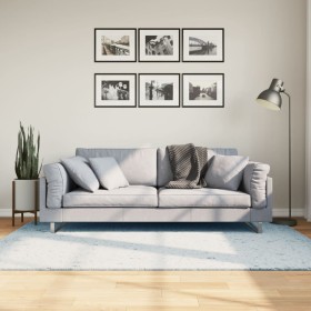 Alfombra de pelo corto suave lavable HUARTE azul 140x200 cm de , Alfombras - Ref: Foro24-375134, Precio: 53,82 €, Descuento: %