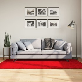 Alfombra de pelo corto suave lavable HUARTE rojo 100x200 cm de , Alfombras - Ref: Foro24-375169, Precio: 54,40 €, Descuento: %