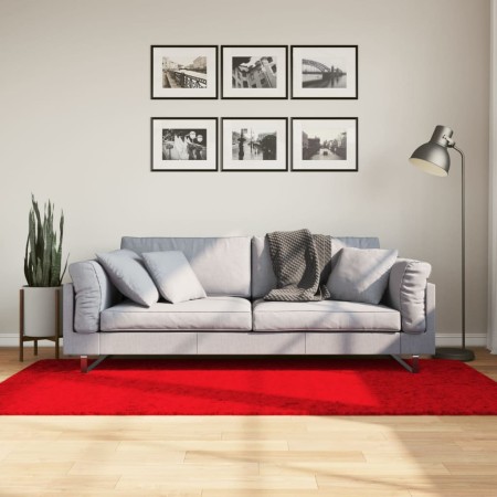 Alfombra de pelo corto suave lavable HUARTE rojo 100x200 cm de , Alfombras - Ref: Foro24-375169, Precio: 54,40 €, Descuento: %