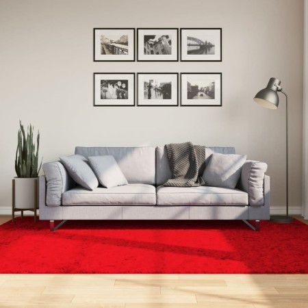 Alfombra de pelo corto suave lavable HUARTE rojo 160x230 cm de , Alfombras - Ref: Foro24-375174, Precio: 81,64 €, Descuento: %