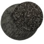 Alfombra pelo largo aspecto brillante ISTAN antracita Ø 80 cm de , Alfombras - Ref: Foro24-375645, Precio: 21,36 €, Descuento: %