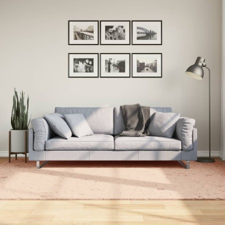 Alfombra de pelo corto suave lavable HUARTE rosado 160x230 cm de , Alfombras - Ref: Foro24-375155, Precio: 66,25 €, Descuento: %