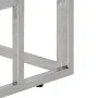 Mesa consola acero inoxidable plateado y madera maciza acacia de , Mesas consola - Ref: Foro24-350007, Precio: 99,30 €, Descu...