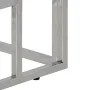 Mesa consola de acero inoxidable plateado y madera maciza de , Mesas consola - Ref: Foro24-350005, Precio: 112,15 €, Descuent...