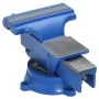 Blue cast iron bench vise 100 mm by , Clamps and screws - Ref: Foro24-154638, Price: 48,29 €, Discount: %