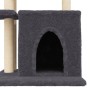 Rascador para gatos con postes de sisal gris oscuro 83,5 cm de , Mobiliario para gatos - Ref: Foro24-172123, Precio: 44,01 €,...