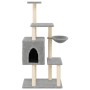 Rascador para gatos con postes de sisal gris claro 131 cm de , Mobiliario para gatos - Ref: Foro24-172128, Precio: 56,27 €, D...