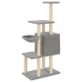 Rascador para gatos con postes de sisal gris claro 131 cm de , Mobiliario para gatos - Ref: Foro24-172128, Precio: 56,27 €, D...