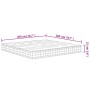 Colchón de muelles ensacados firmeza media 200x200 cm de , Colchones - Ref: Foro24-3206421, Precio: 457,42 €, Descuento: %