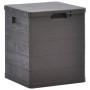 Caja de almacenamiento de jardín 90 L marrón de vidaXL, Cajas de almacenaje para exteriores - Ref: Foro24-45685, Precio: 41,9...