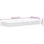 Mittelfeste Bonnell-Federkernmatratze 90x200 cm von , Matratzen - Ref: Foro24-372985, Preis: 135,53 €, Rabatt: %