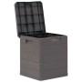 Caja de almacenamiento de jardín 90 L marrón de vidaXL, Cajas de almacenaje para exteriores - Ref: Foro24-45685, Precio: 41,9...