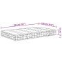 Colchón de muelles Bonnell firmeza media 100x200 cm de , Colchones - Ref: Foro24-372930, Precio: 135,71 €, Descuento: %