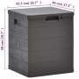 Caja de almacenamiento de jardín 90 L marrón de vidaXL, Cajas de almacenaje para exteriores - Ref: Foro24-45685, Precio: 41,9...
