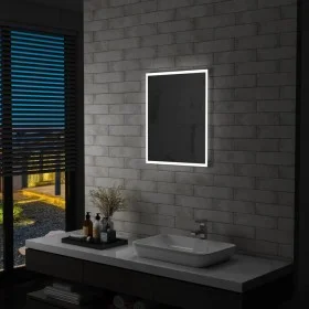 Bathroom wall mirror with LED 50x60 cm by vidaXL, Mirrors - Ref: Foro24-144717, Price: 93,52 €, Discount: %