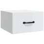 Mesita de noche de pared blanco brillante 35x35x20 cm de vidaXL, Mesitas de noche - Ref: Foro24-812864, Precio: 31,35 €, Desc...
