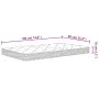 Soft medium hardness foam mattress 90x190 cm by , Mattresses - Ref: Foro24-373031, Price: 134,21 €, Discount: %