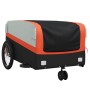 Remolque para bicicleta hierro negro y naranja 45 kg de , Remolques para bicicletas - Ref: Foro24-94061, Precio: 93,10 €, Des...