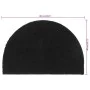 Felpudo semicircular de fibra de coco negro 40x60 cm de , Felpudos - Ref: Foro24-155573, Precio: 31,56 €, Descuento: %