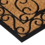 Felpudo rectangular de goma y fibra de coco 45x75 cm de , Felpudos - Ref: Foro24-155883, Precio: 25,14 €, Descuento: %