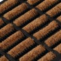 Felpudo rectangular de goma y fibra de coco 40x60 cm de , Felpudos - Ref: Foro24-155663, Precio: 26,72 €, Descuento: %