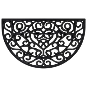 Felpudo semicircular de goma 45x75 cm de , Felpudos - Ref: Foro24-155661, Precio: 27,01 €, Descuento: %