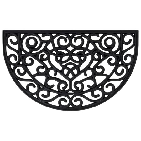 Felpudo semicircular de goma 45x75 cm de , Felpudos - Ref: Foro24-155661, Precio: 27,01 €, Descuento: %