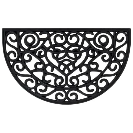 Felpudo semicircular de goma 45x75 cm de , Felpudos - Ref: Foro24-155661, Precio: 26,33 €, Descuento: %
