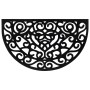 Felpudo semicircular de goma 45x75 cm de , Felpudos - Ref: Foro24-155661, Precio: 27,01 €, Descuento: %