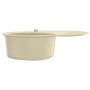 Fregadero de cocina de granito con un seno ovalado beige de vidaXL, Fregaderos - Ref: Foro24-144866, Precio: 179,64 €, Descue...