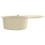 Küchenspüle aus Granit mit beigem ovalem Becken von vidaXL, Sinkt - Ref: Foro24-144866, Preis: 190,48 €, Rabatt: %