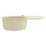 Küchenspüle aus Granit mit beigem ovalem Becken von vidaXL, Sinkt - Ref: Foro24-144866, Preis: 190,48 €, Rabatt: %