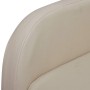 Sillón plegable de cuero sintético color crema en Sillones | Comprar online en Foru.es