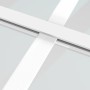 Puerta corredera ESG vidrio y aluminio blanca 102,5x205 cm de , Puertas para el hogar - Ref: Foro24-151688, Precio: 169,76 €,...