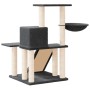Rascador para gatos con postes de sisal gris oscuro 82 cm de , Mobiliario para gatos - Ref: Foro24-171662, Precio: 48,35 €, D...
