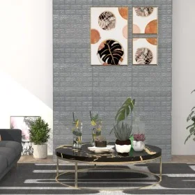 Self-adhesive wallpaper 3D bricks 40 units anthracite by , Painted paper - Ref: Foro24-150723, Price: 114,03 €, Discount: %