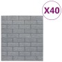 Papel pintado autoadhesivo ladrillos 3D 40 unidades antracita de , Papel pintado - Ref: Foro24-150723, Precio: 109,81 €, Desc...