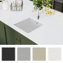 Fregadero de cocina con un seno granito blanco de vidaXL, Fregaderos - Ref: Foro24-144869, Precio: 137,07 €, Descuento: %