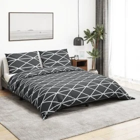 Juego de funda nórdica algodón gris 260x240 cm de , Fundas de nórdico - Ref: Foro24-136052, Precio: 33,66 €, Descuento: %