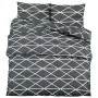 Juego de funda nórdica algodón gris 260x240 cm de , Fundas de nórdico - Ref: Foro24-136052, Precio: 33,66 €, Descuento: %