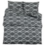 Juego de funda nórdica algodón gris 260x240 cm de , Fundas de nórdico - Ref: Foro24-136052, Precio: 29,66 €, Descuento: %