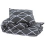 Juego de funda nórdica algodón gris 260x240 cm de , Fundas de nórdico - Ref: Foro24-136052, Precio: 29,66 €, Descuento: %