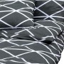 Juego de funda nórdica algodón gris 260x240 cm de , Fundas de nórdico - Ref: Foro24-136052, Precio: 29,66 €, Descuento: %