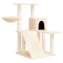 Rascador para gatos con postes de sisal color crema 82 cm de , Mobiliario para gatos - Ref: Foro24-171660, Precio: 42,11 €, D...